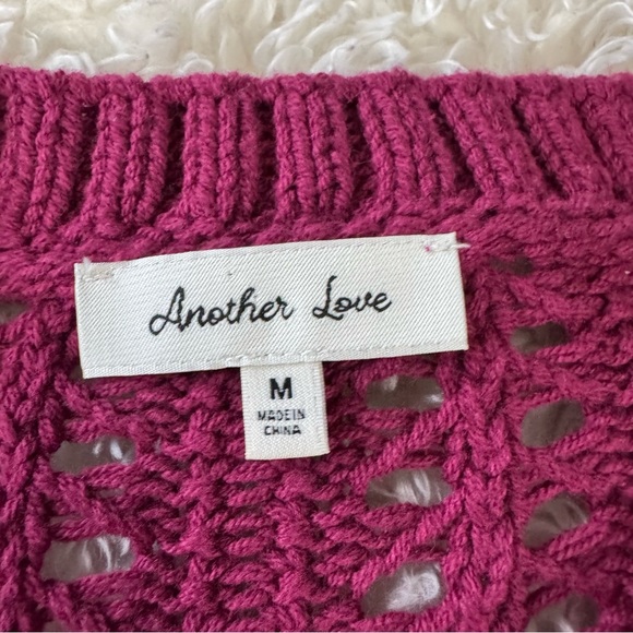 Another Love Ginger Stripe Sweater in Dusk Snowfall Color Block Size Medium NEW - Picture 9 of 9